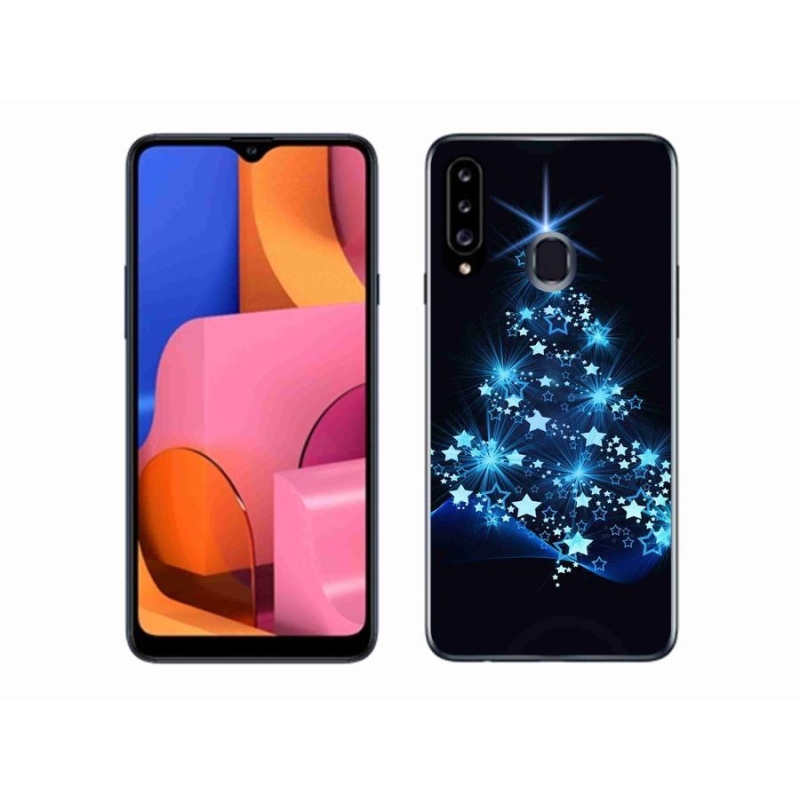 Gél borítás mmCase Samsung Galaxy A20s készülékhez - karácsonyfa