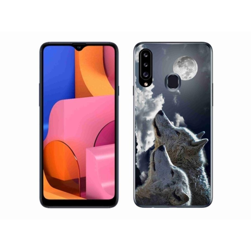Zselés borítás mmCase Samsung Galaxy A20S - farkasok