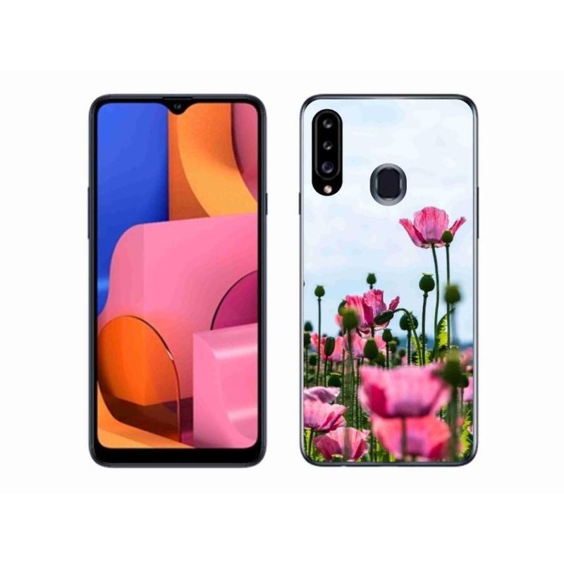 Gél védőhuzat mmCase Samsung Galaxy A20S készülékhez - mákos színű