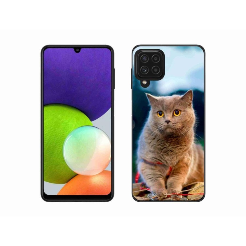 Gél védőhuzat mmCase Samsung Galaxy A22 4G - brit kék 2