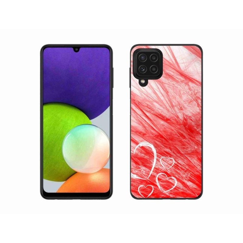 Gél borítás mmCase Samsung Galaxy A22 4G - szív