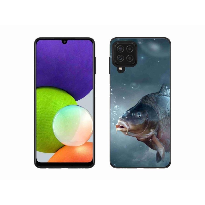 Gél borítás mmCase Samsung Galaxy A22 4G - ponty és buborékok