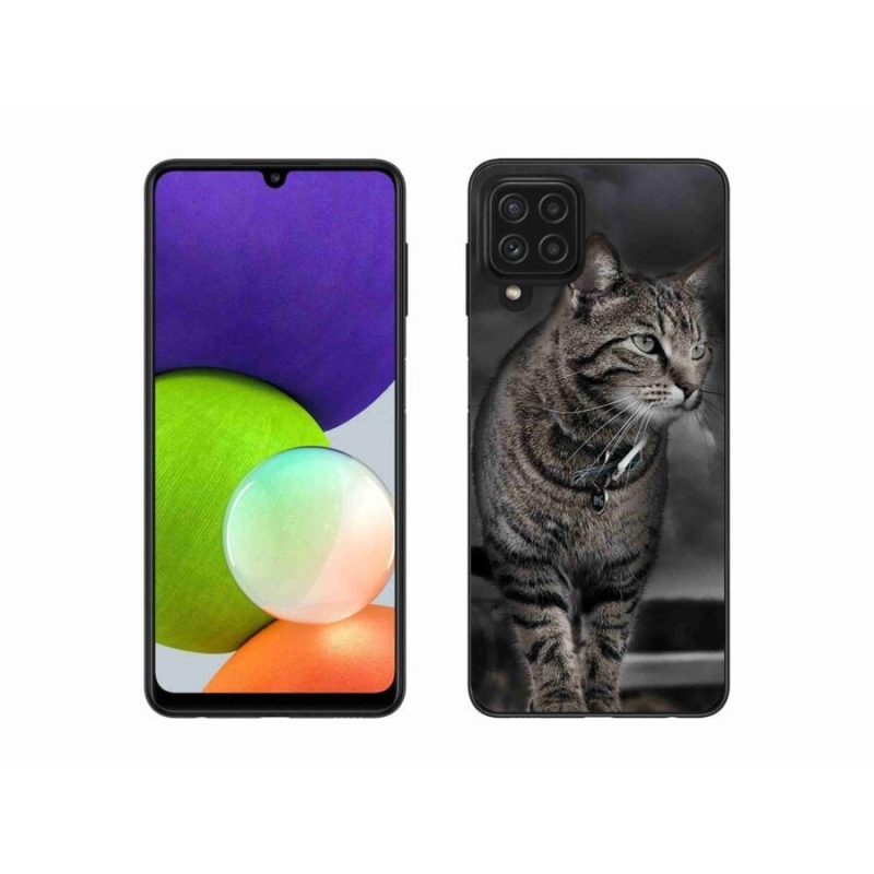 Zselés borítás mmCase Samsung Galaxy A22 4G - macska