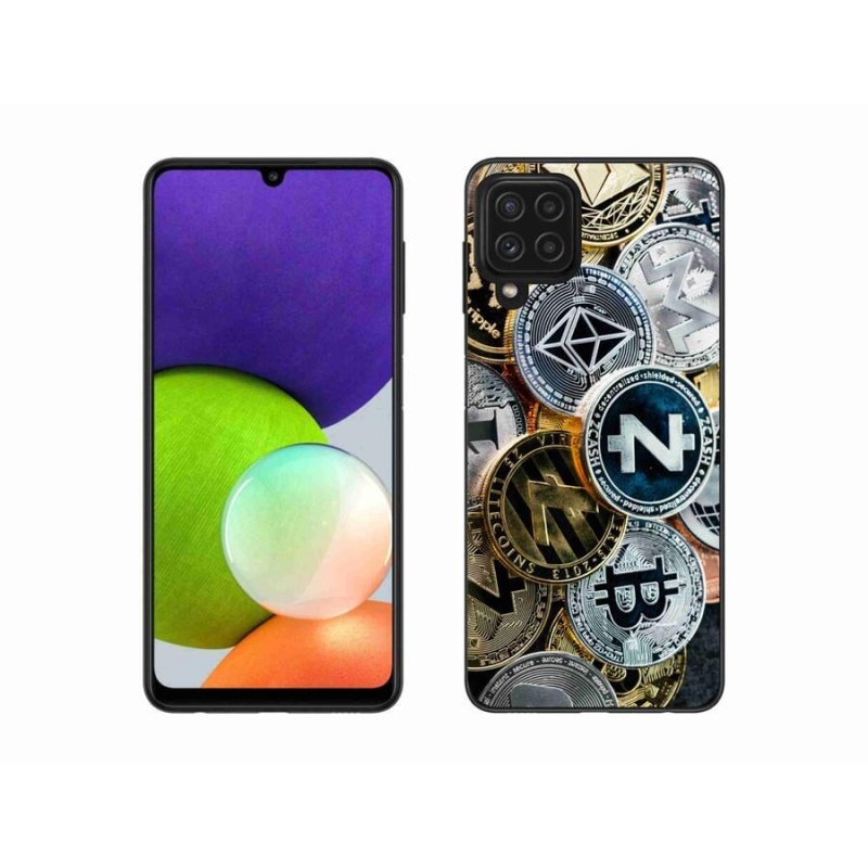 Gél borítás mmCase Samsung Galaxy A22 4G - kriptovalutákhoz