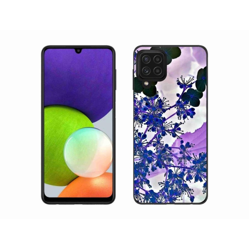 Gél borítás mmCase Samsung Galaxy A22 4G - hortenzia virág