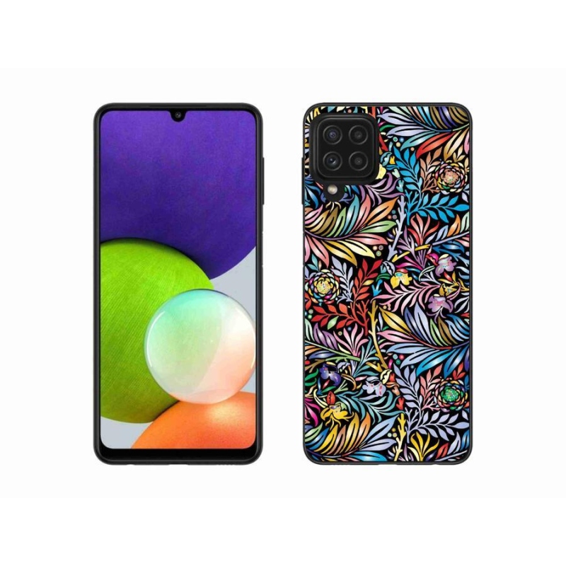 Gél borítás mmCase Samsung Galaxy A22 4G - virágok 5