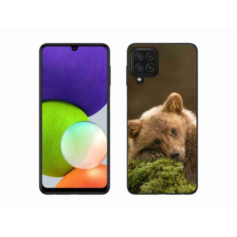 Gél védőhuzat mmCase Samsung Galaxy A22 4G - medve