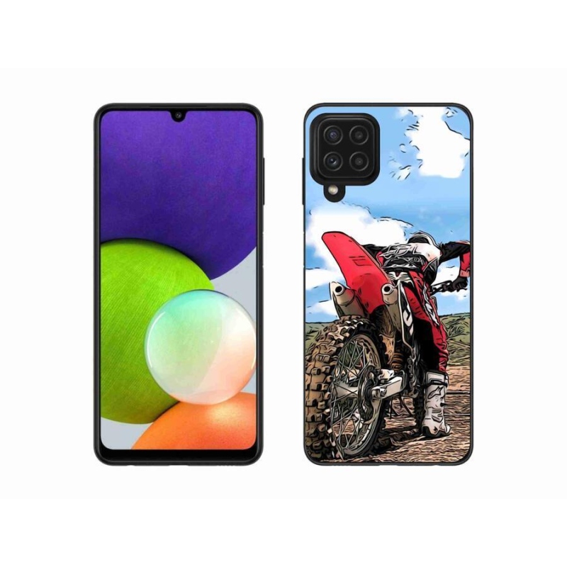 Gél borítás mmCase Samsung Galaxy A22 4G - moto - Samsung Galaxy A22 4G - moto