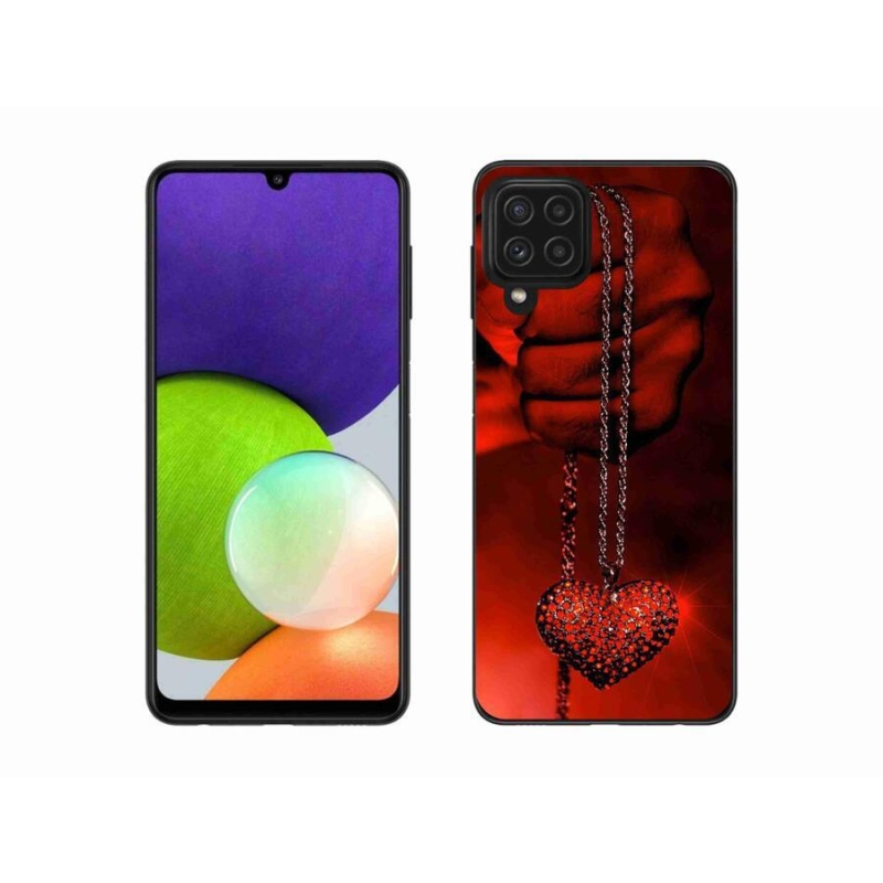 Gél borítás mmCase Samsung Galaxy A22 4G - nyaklánc