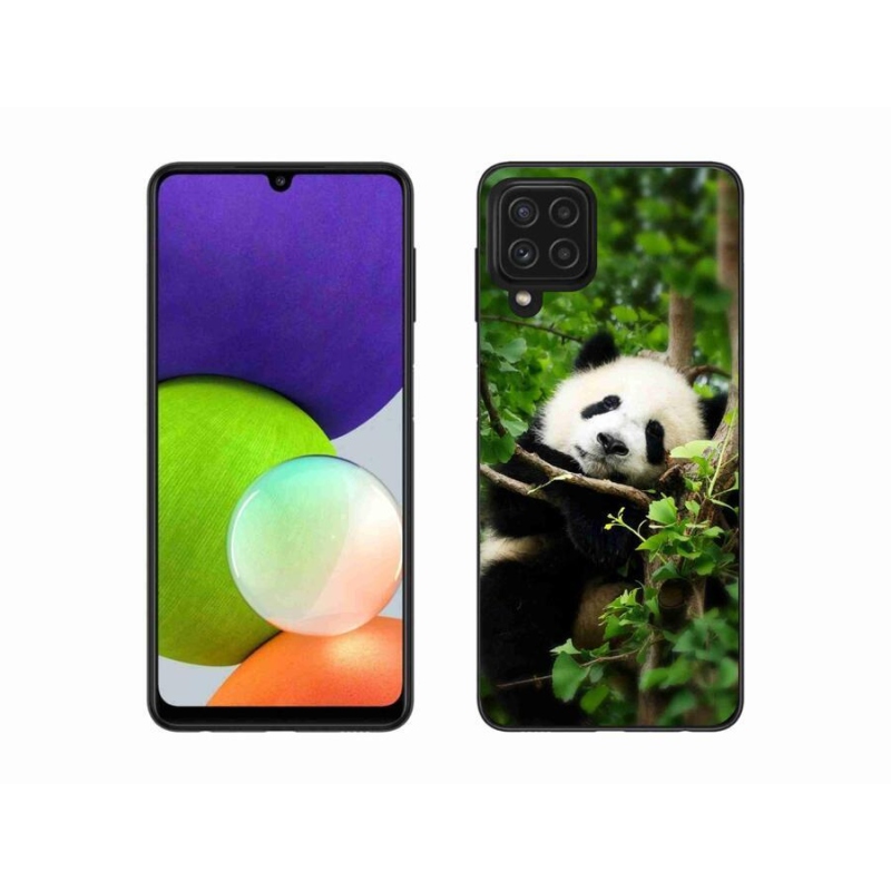 Gél védőhuzat mmCase Samsung Galaxy A22 4G - panda