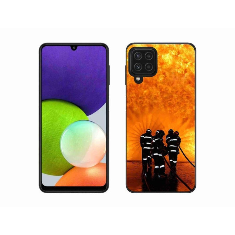 Gél borítás mmCase Samsung Galaxy A22 4G - tűz