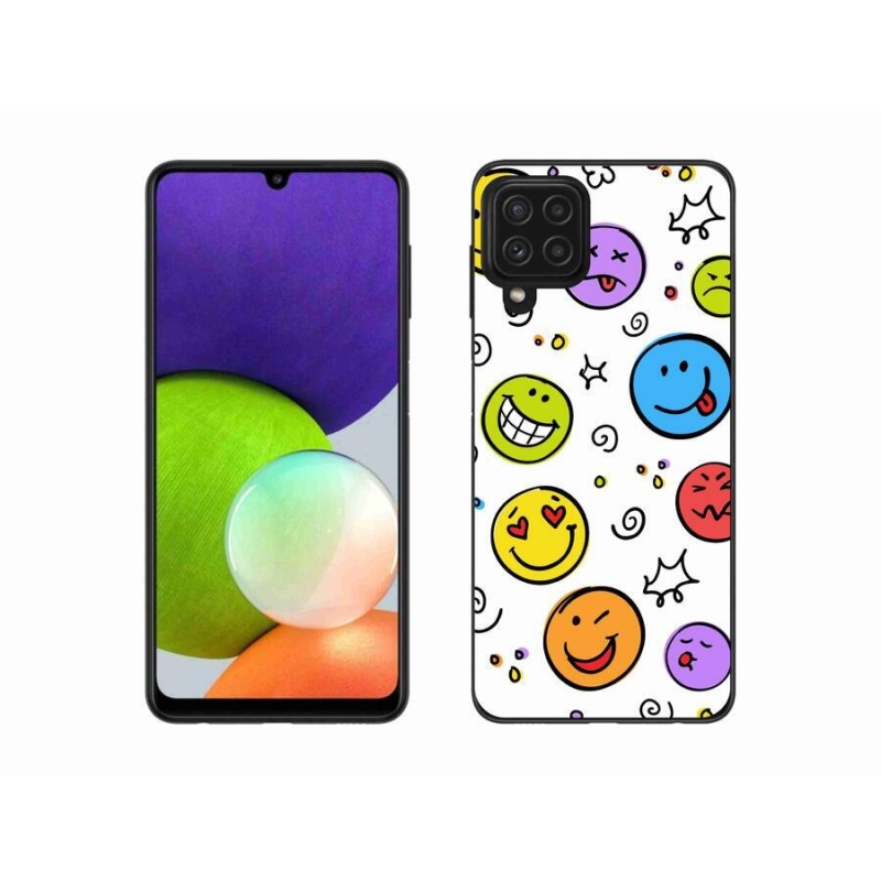Gél borítás mmCase Samsung Galaxy A22 4G - smiley-khoz