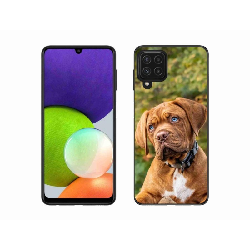 Gél borítás mmCase Samsung Galaxy A22 4G - kölyökkékhez