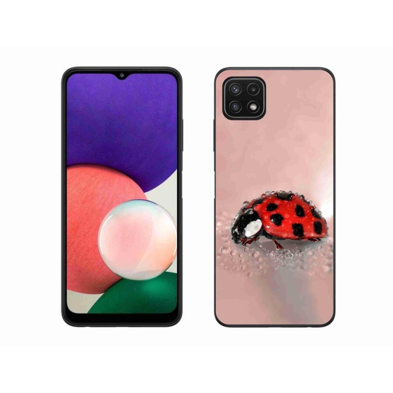 Zselés borítás mmCase Samsung Galaxy A22 5G - katicabogárhoz