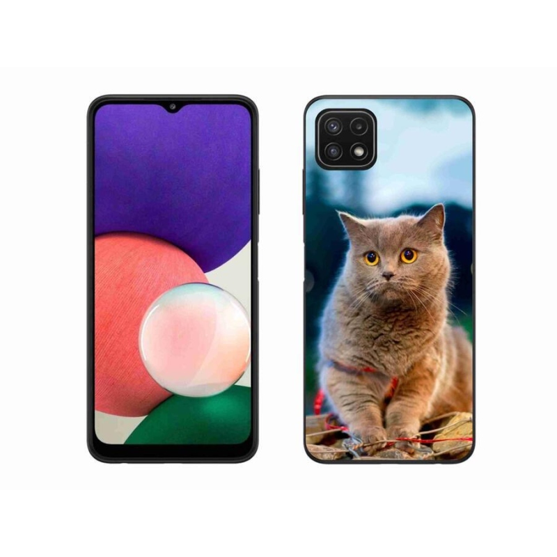 Gél védőhuzat mmCase Samsung Galaxy A22 5G - brit kék 2