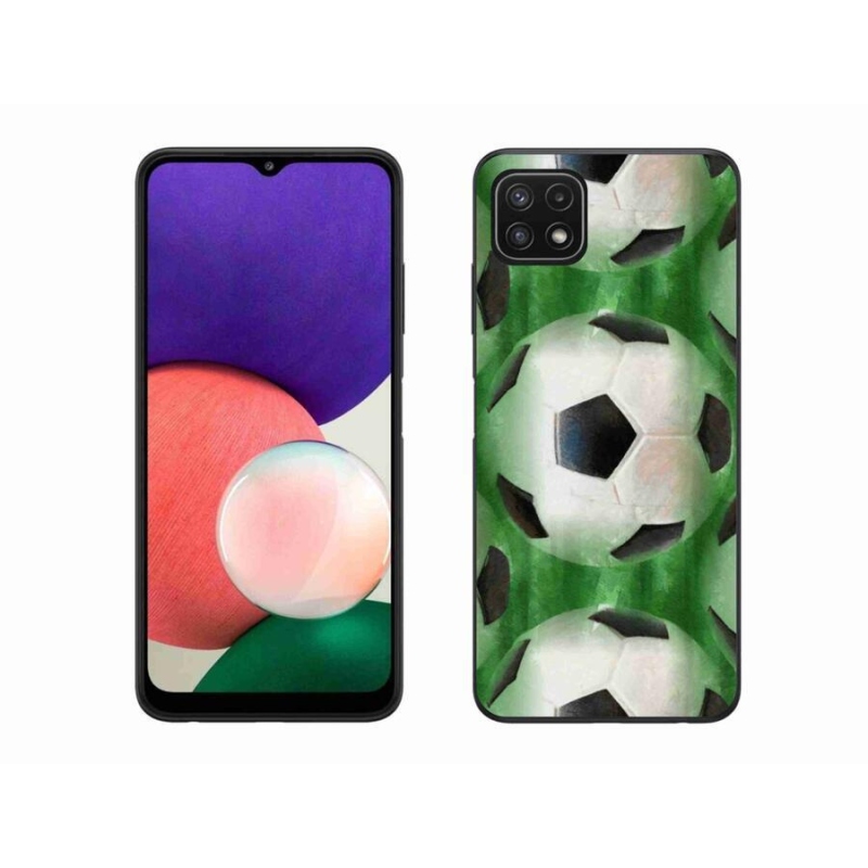 Gél borítás mmCase a mobil Samsung Galaxy A22 5G - focilabda