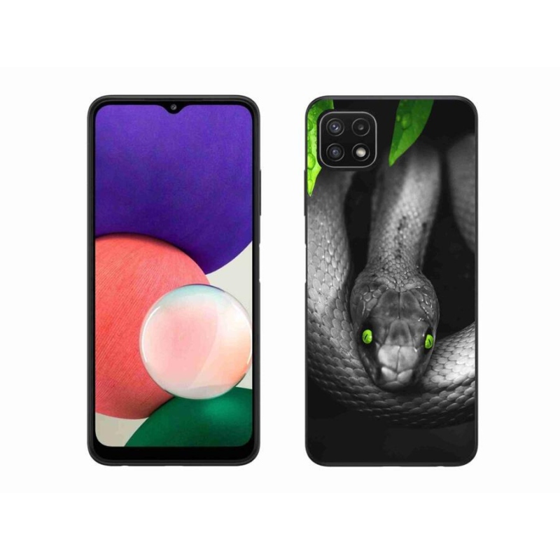 Gél védőburkolat mmCase Samsung Galaxy A22 5G - kígyó