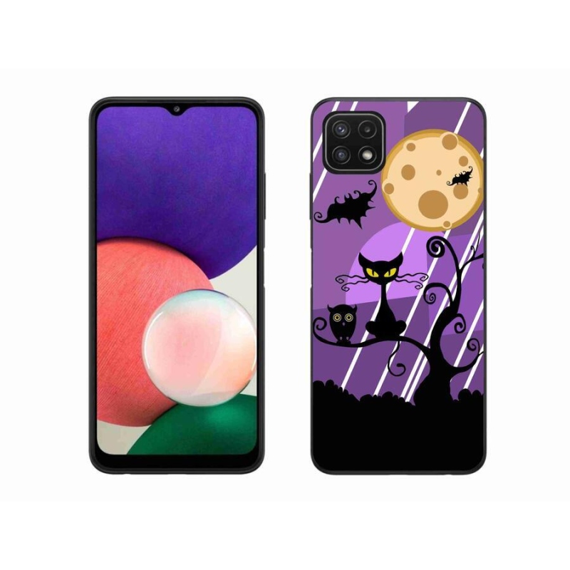 Gél borítás mmCase Samsung Galaxy A22 5G - halloween