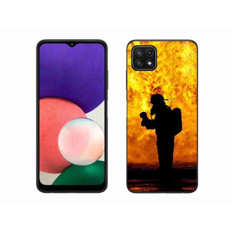 Gél borítás mmCase Samsung Galaxy A22 5G - tűzoltóhoz