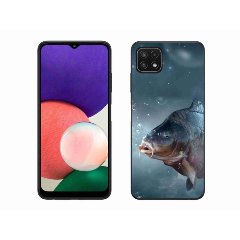 Gél borítás mmCase Samsung Galaxy A22 5G - ponty és buborékok