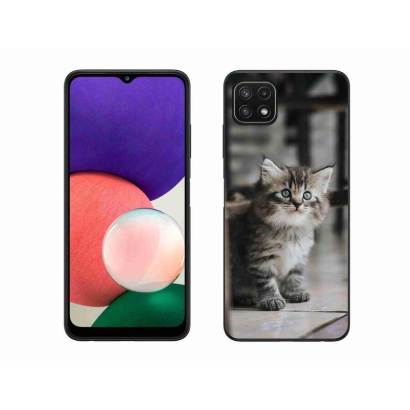 Gél védőhuzat mmCase Samsung Galaxy A22 5G - cica