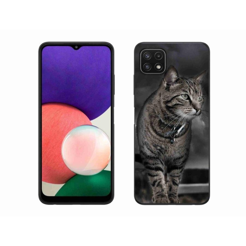 Zselés borítás mmCase Samsung Galaxy A22 5G - macska