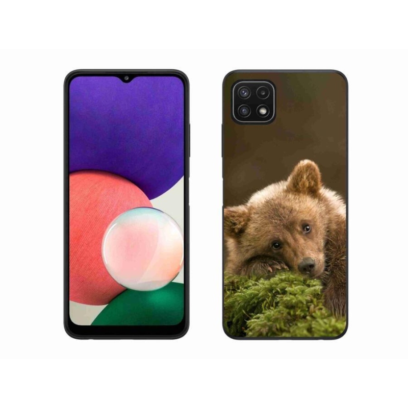 Zselés borítás mmCase Samsung Galaxy A22 5G - medve