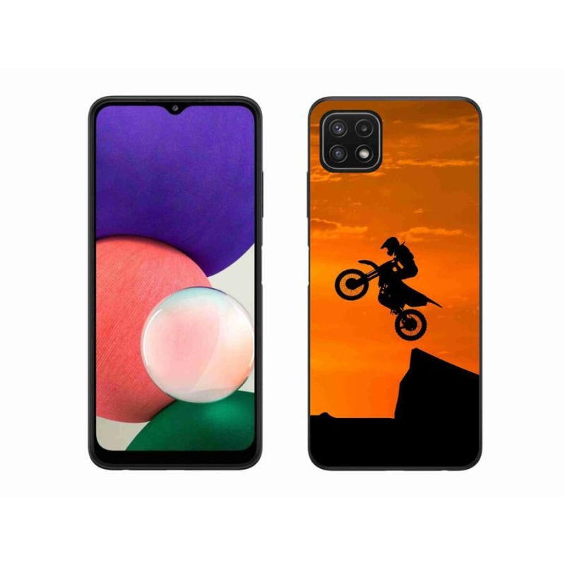 Zselés borítás mmCase Samsung Galaxy A22 5G - motocross