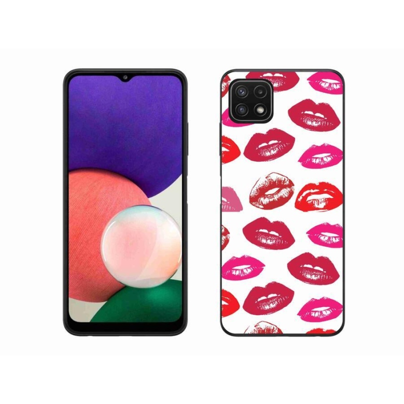 Zselés borítás mmCase Samsung Galaxy A22 5G - ajkakhoz