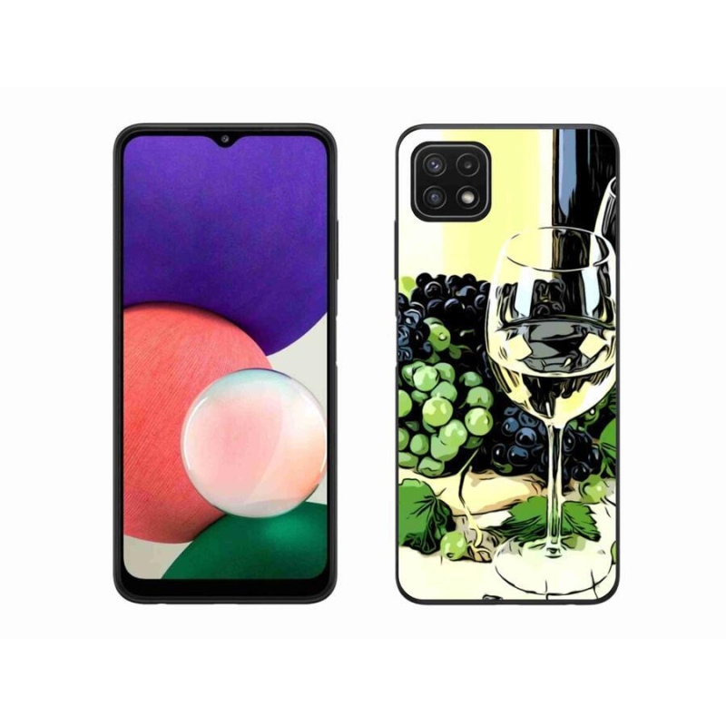 Gél borító mmCase Samsung Galaxy A22 5G - pohár borhoz