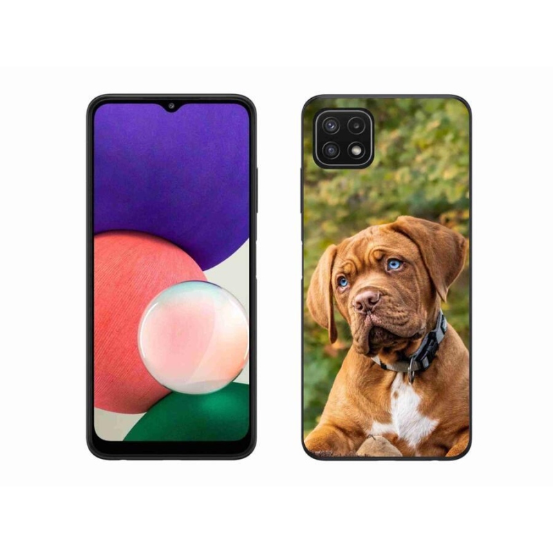 Zselés borítás mmCase Samsung Galaxy A22 5G - kölyökkékhez