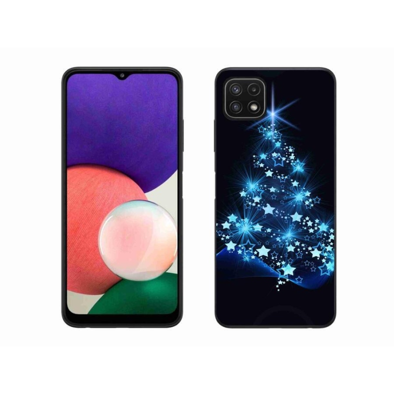 Gél borítás mmCase Samsung Galaxy A22 5G - karácsonyfa