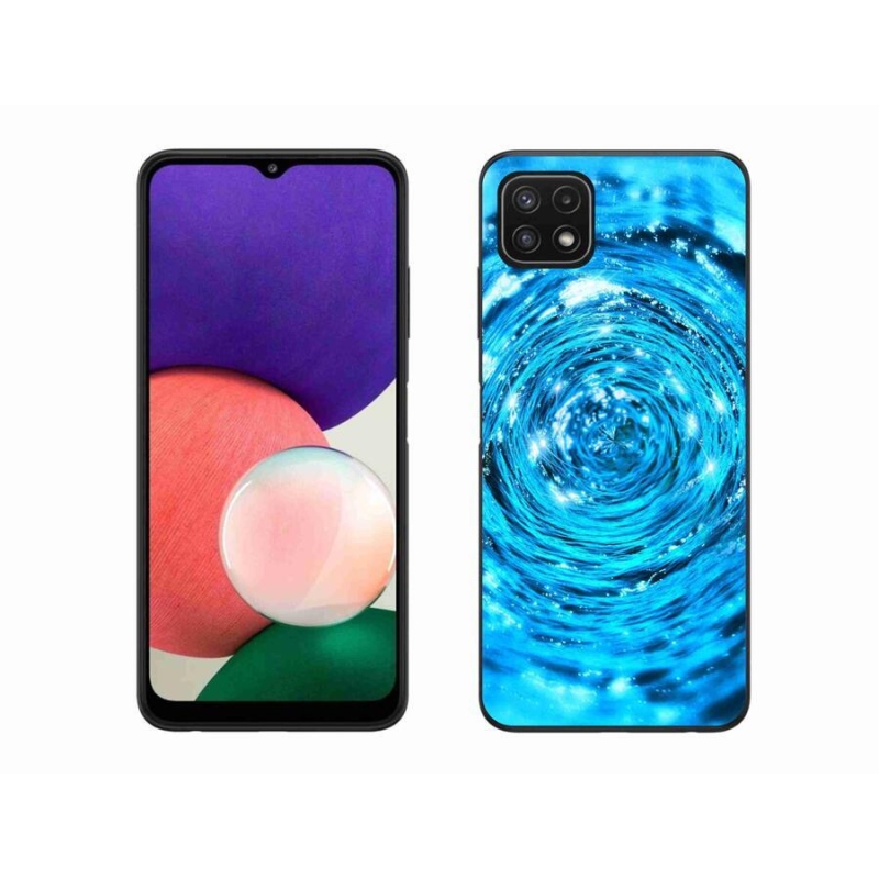 Gél borítás mmCase Samsung Galaxy A22 5G - vízörvény - Samsung Galaxy A22 5G - vízörvény