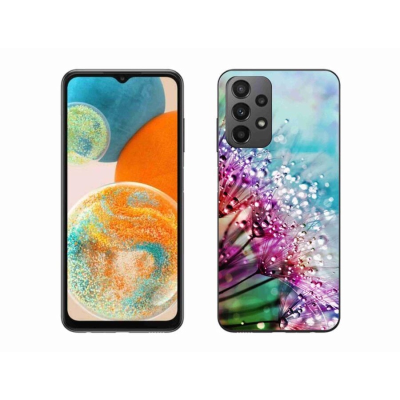 Gél borítás mmCase Samsung Galaxy A23 4G/5G - színes virágok