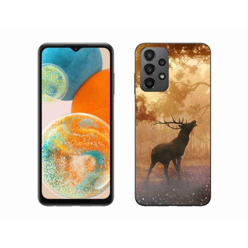 Zselés borítás mmCase Samsung Galaxy A23 4G/5G készülékhez - szarvas a vadászaton
