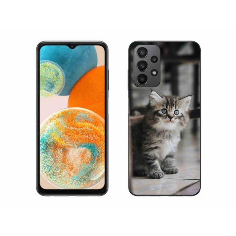 Gél védőhuzat mmCase Samsung Galaxy A23 4G/5G - cica - Samsung Galaxy A23 4G/5G - cica