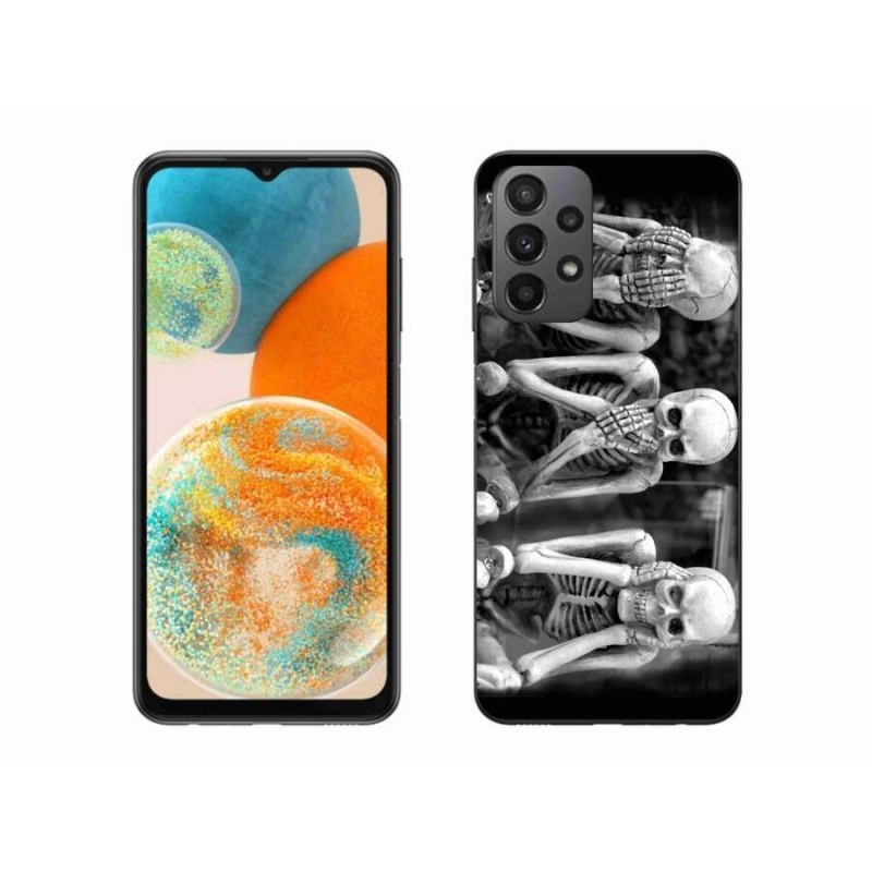 Gél borítás mmCase Samsung Galaxy A23 4G/5G - csontvázakhoz