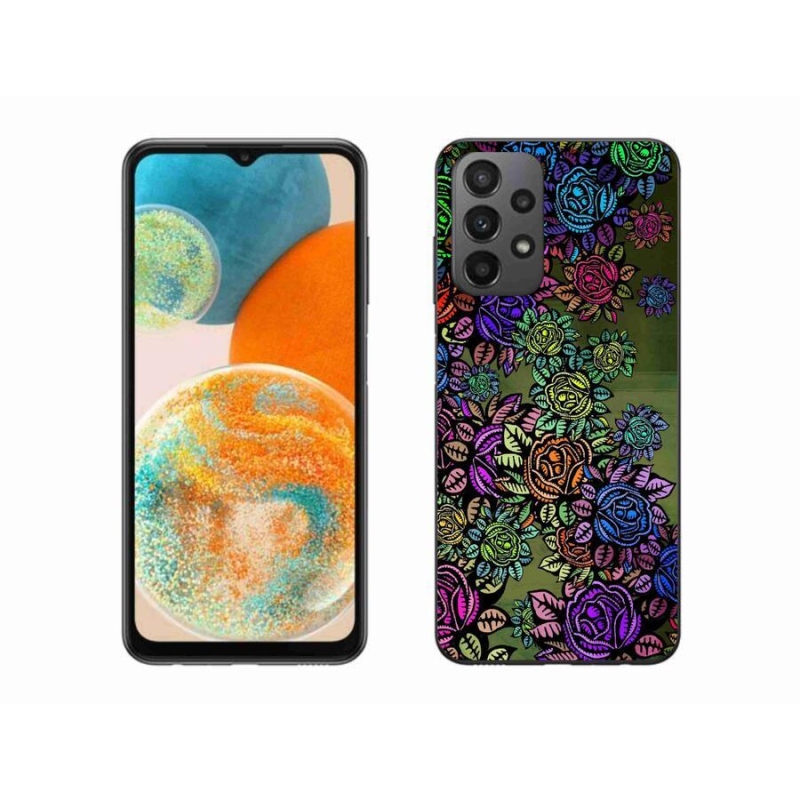 Gél borító mmCase Samsung Galaxy A23 4G/5G - virágok 6