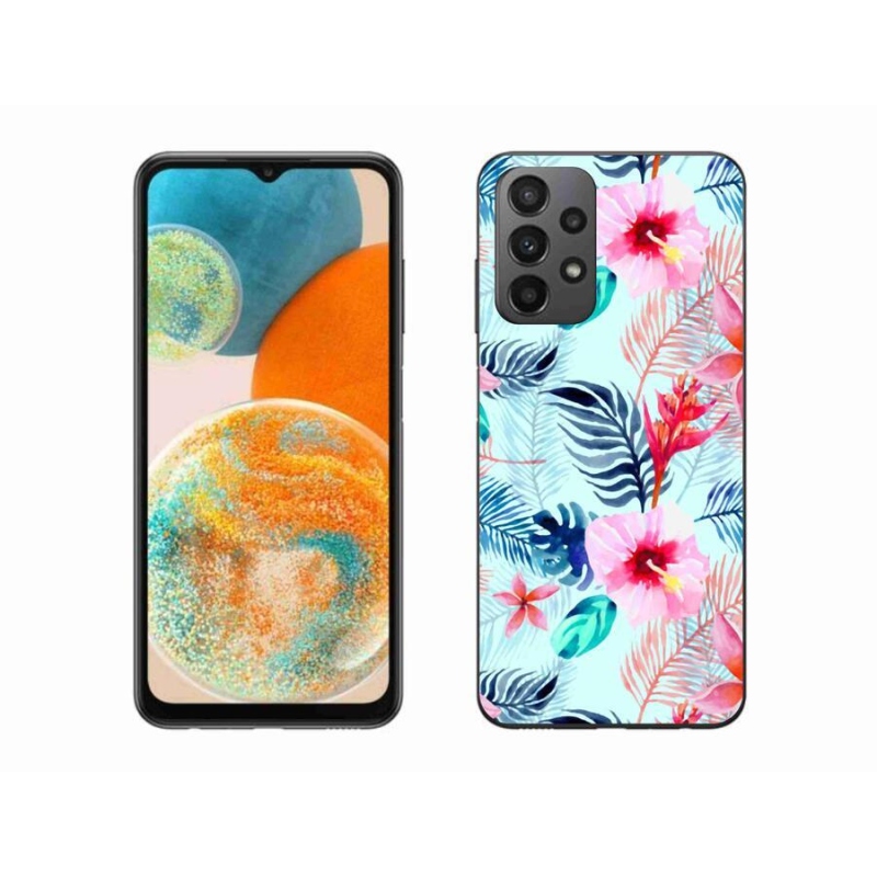 Gél borítás mmCase Samsung Galaxy A23 4G/5G - virágokhoz