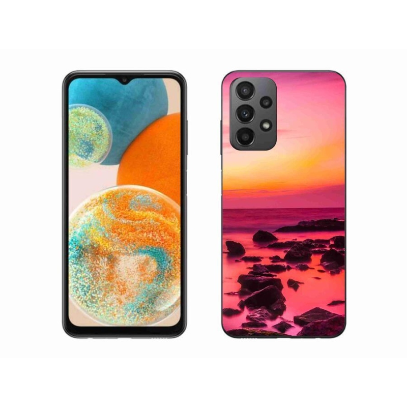 Gél borítás mmCase Samsung Galaxy A23 4G/5G - tenger és világítás - Samsung Galaxy A23 4G/5G - tenger és világítás