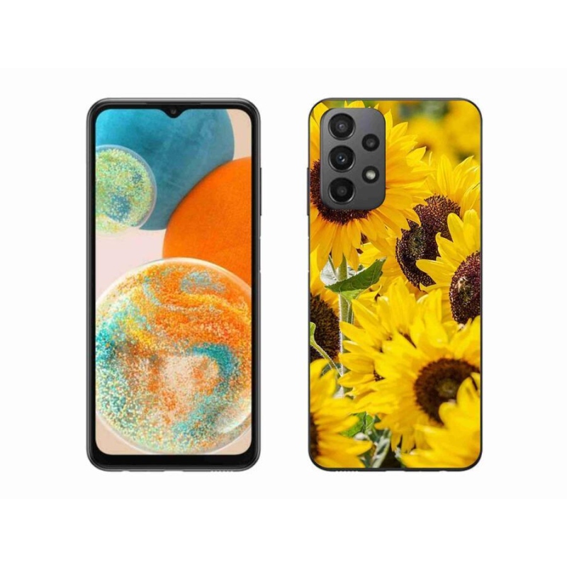 Zselés borítás mmCase Samsung Galaxy A23 4G/5G - Napraforgó