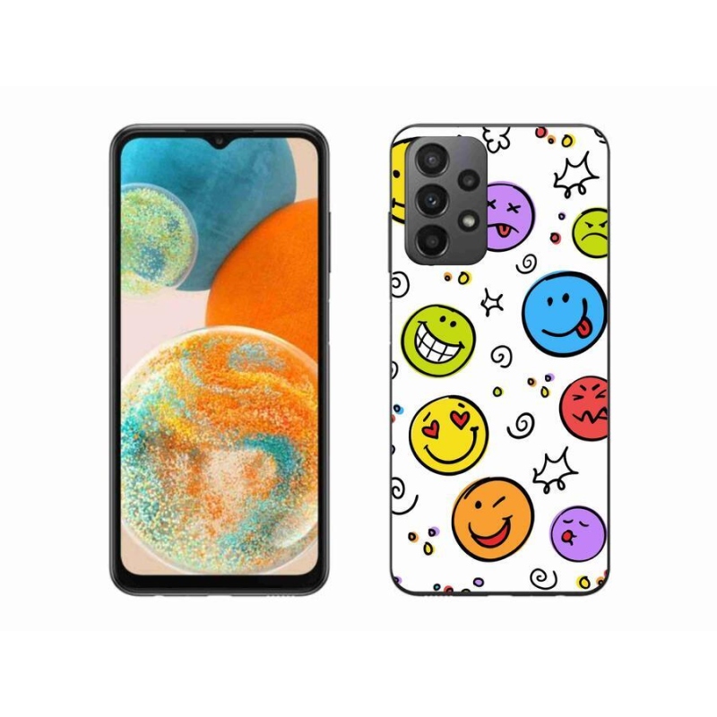 Gél borítás mmCase Samsung Galaxy A23 4G/5G készülékhez - smiley-k