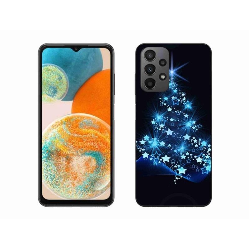 Gél borítás mmCase Samsung Galaxy A23 4G/5G - karácsonyfa