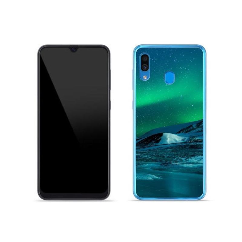 Gél borítás mmCase Samsung Galaxy A30 készülékhez - sarki fény