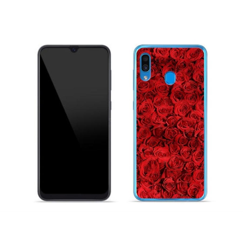 Zselés borítás mmCase Samsung Galaxy A30 készülékhez - rózsaszínű