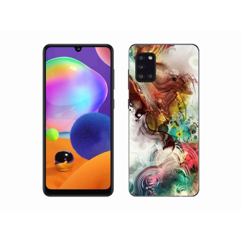 Zselés borítás mmCase Samsung Galaxy A31 készülékhez - absztrakt 1