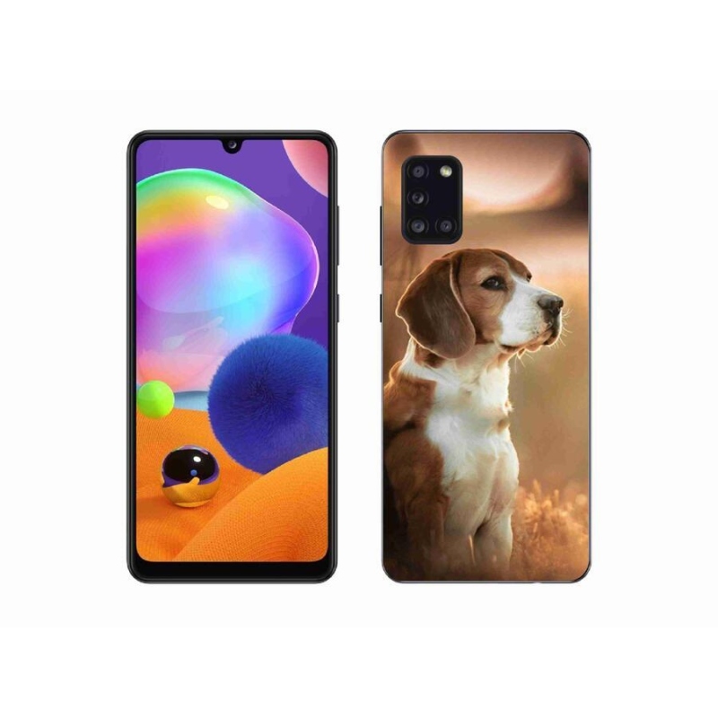 Gél védőhuzat mmCase Samsung Galaxy A31 készülékhez - bézs színű