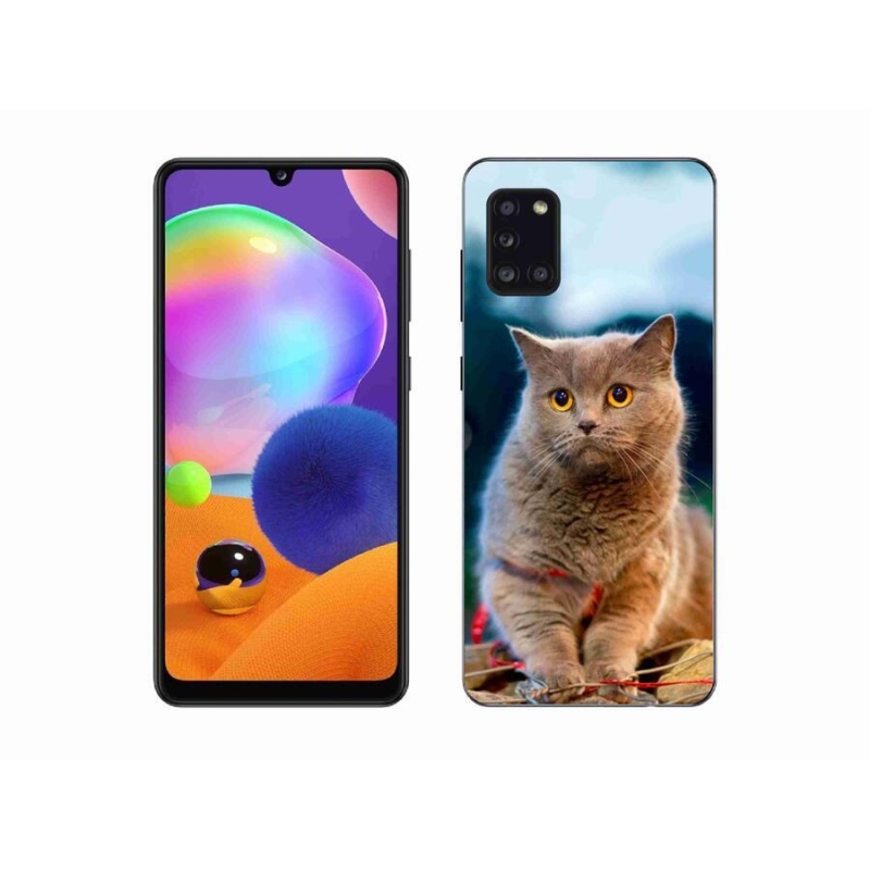 Gél védőhuzat mmCase Samsung Galaxy A31 - brit kék 2
