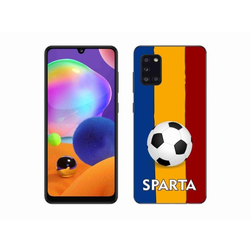 Gél borítás mmCase mobiltelefonhoz Samsung Galaxy A31 - futball 1