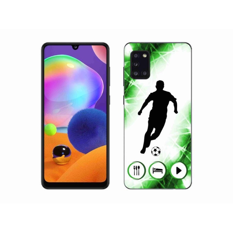 Gél borítás mmCase Samsung Galaxy A31 - focista számára